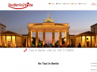taxiberlin24.de Webseite Vorschau