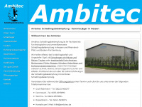ambitec.de Webseite Vorschau