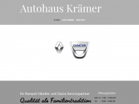 autohaus-kraemer.de Webseite Vorschau