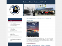 titanicverein.de Webseite Vorschau