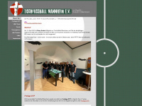 tischfussball-mannheim.de Webseite Vorschau