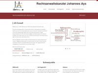 ja-consult.de Webseite Vorschau