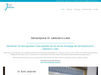 jablonski-zahnarzt.de Webseite Vorschau