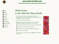 ixchel-textilien.com Webseite Vorschau