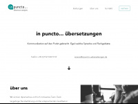 inpuncto-uebersetzungen.de Webseite Vorschau