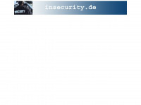 insecurity.de Webseite Vorschau