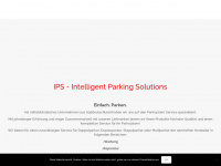 ips-parking.de Webseite Vorschau
