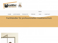 insektenschutz-weschler.de Webseite Vorschau