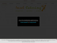 insel-catering.com Webseite Vorschau