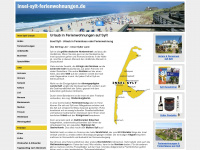 insel-sylt-ferienwohnungen.de Webseite Vorschau