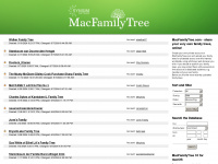 macfamilytree.com Webseite Vorschau