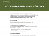 moderatorenschule-muenchen.de Webseite Vorschau