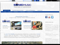 sonic-music.de Webseite Vorschau