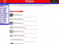 karting.co.uk Webseite Vorschau