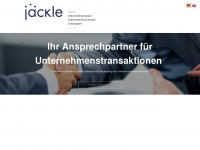 jaeckle.biz Webseite Vorschau