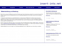 insert-into.net Webseite Vorschau
