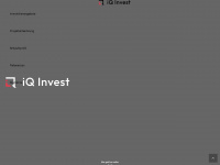 iq-invest.de Webseite Vorschau