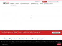 obrecht-waagen.ch Webseite Vorschau