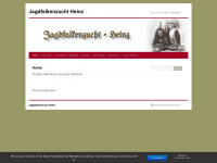 jagdfalkenzucht-heinz.de Webseite Vorschau
