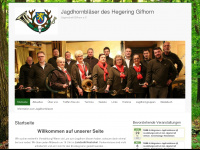 jagdhornblaeser-gifhorn.de Webseite Vorschau