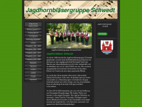jagdhornblaeser-schwedt.com Webseite Vorschau