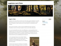 jagdreise-polen.de Webseite Vorschau