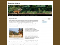 jagdreise-ungarn.de Webseite Vorschau