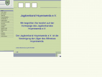 jagdverband-hoyerswerda.de Webseite Vorschau