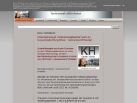 insolvenzrecht-dresden-horrion.blogspot.com Webseite Vorschau