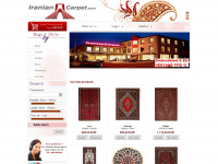 iraniancarpet.com Webseite Vorschau