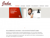 jahn-wachdienst.de Webseite Vorschau