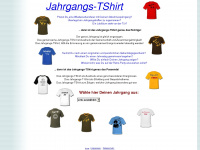 jahres-tshirt.de Webseite Vorschau