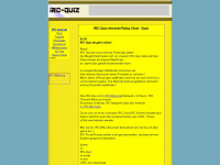 irc-quiz.de Webseite Vorschau