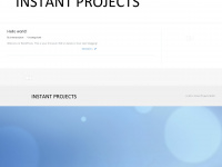 instant-projects.de Webseite Vorschau