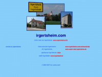 irgertsheim.com Webseite Vorschau