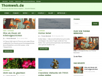 thomweb.de Webseite Vorschau