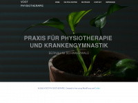 vogt-physiotherapie.de Webseite Vorschau