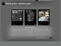 jake-music.com Webseite Vorschau