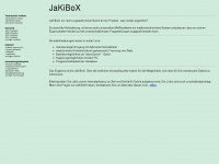 jakibox.de Webseite Vorschau