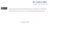insysda.de Webseite Vorschau