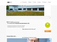intec.net Webseite Vorschau