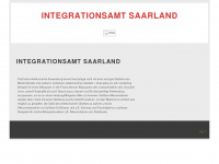 integrationsamt-saarland.de Webseite Vorschau