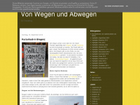 wege-und-abwege.blogspot.com Webseite Vorschau