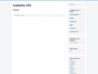 isabella-uhl.de Webseite Vorschau