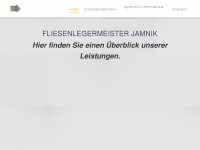 jamnik-fliesen.de Webseite Vorschau