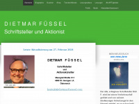 dietmarfuessel.com Webseite Vorschau