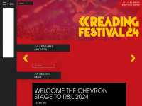 readingfestival.com Webseite Vorschau