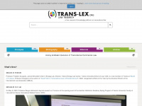 trans-lex.org Webseite Vorschau