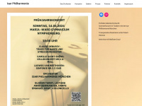 isar-philharmonie.de Webseite Vorschau