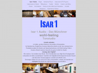 isar1-audio.de Webseite Vorschau